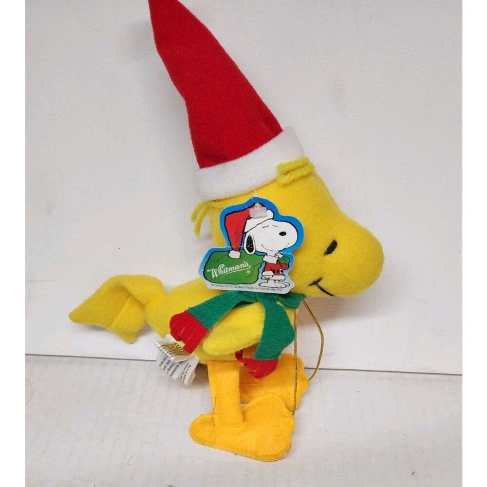Whitman's Promotional Chocolates Santa Peanuts Woodstock Plush Christmas Toy NWT